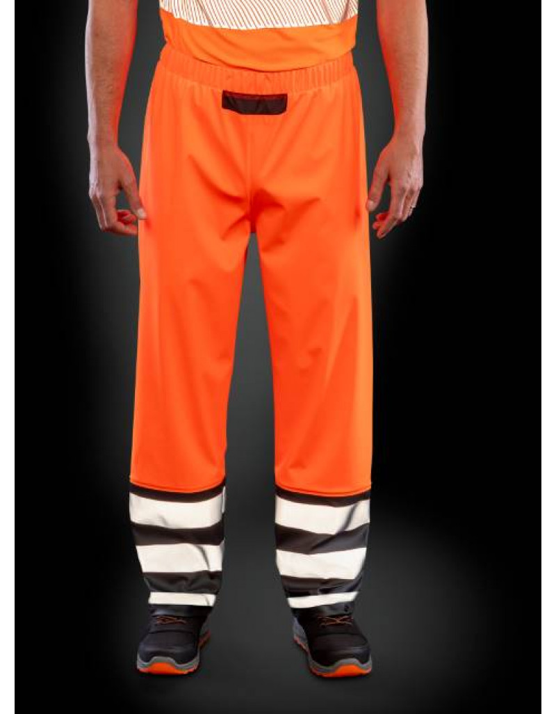 Pantaloni de siguranță impermeabili cu elemente reflectorizante